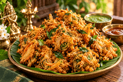 Crispy Mixed Vegetable Pakoras
