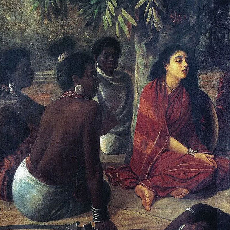 Sita After Being Abducted