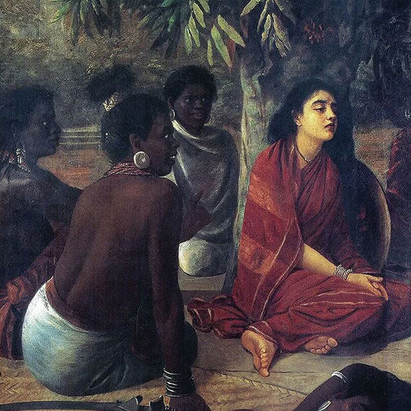 Sita After Being Abducted